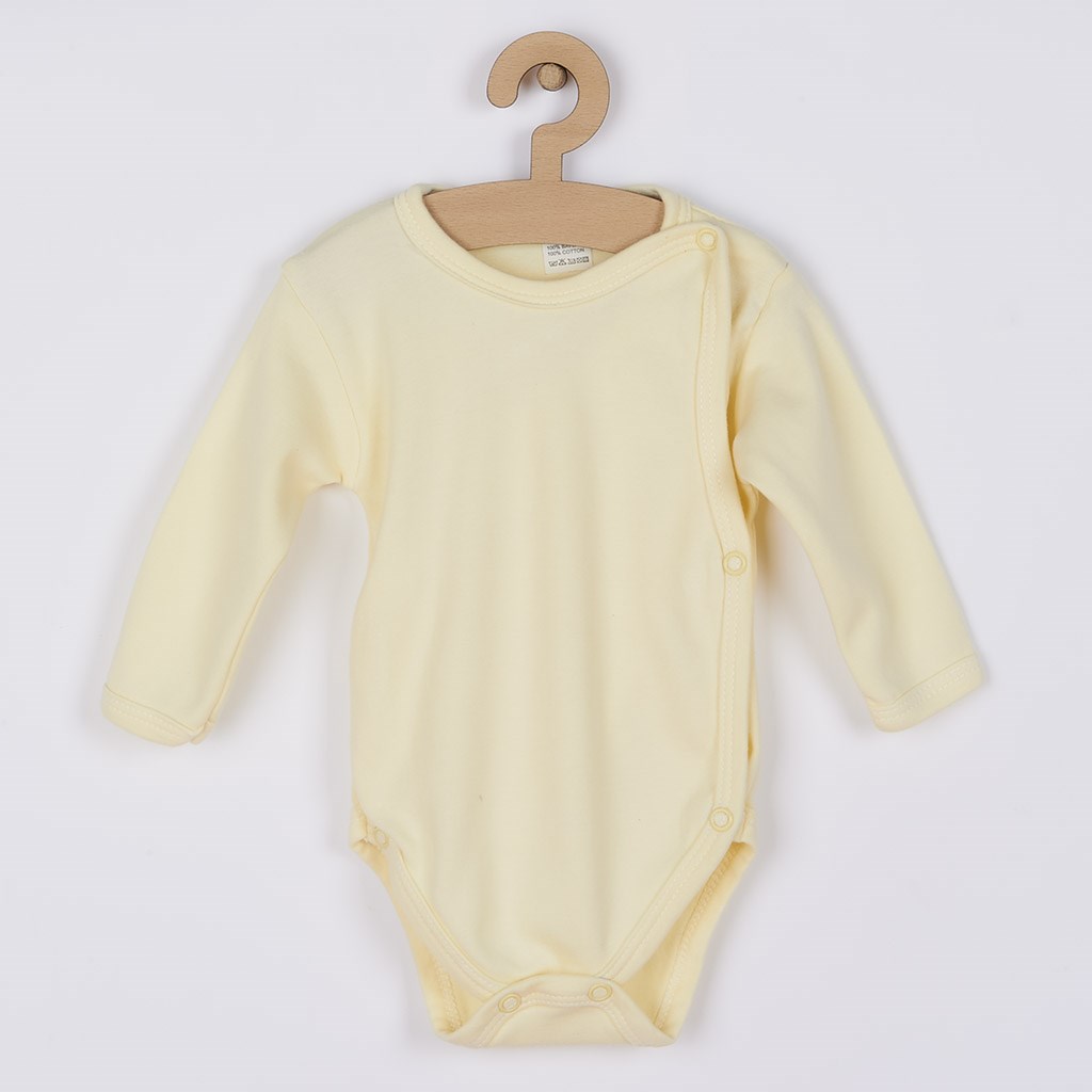 Kojenecké body celorozepínací New Baby Classic žluté, vel. 50