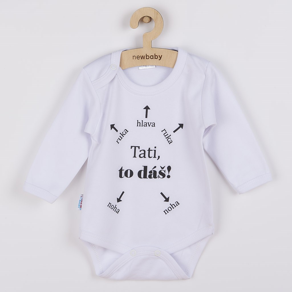 Body s potiskem New Baby Tati, to dáš!, vel. 50