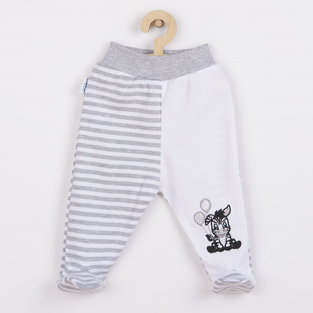 Kojenecké bavlněné polodupačky New Baby Zebra exclusive, vel. 68 (4-6m)