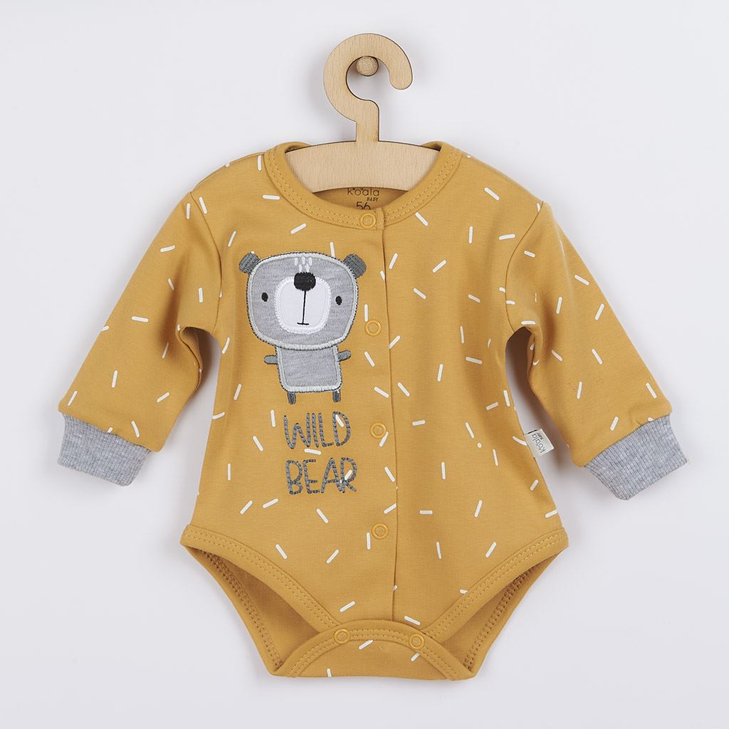 Kojenecké celorozepínací body Koala Wild Bear, vel. 56 (0-3m)