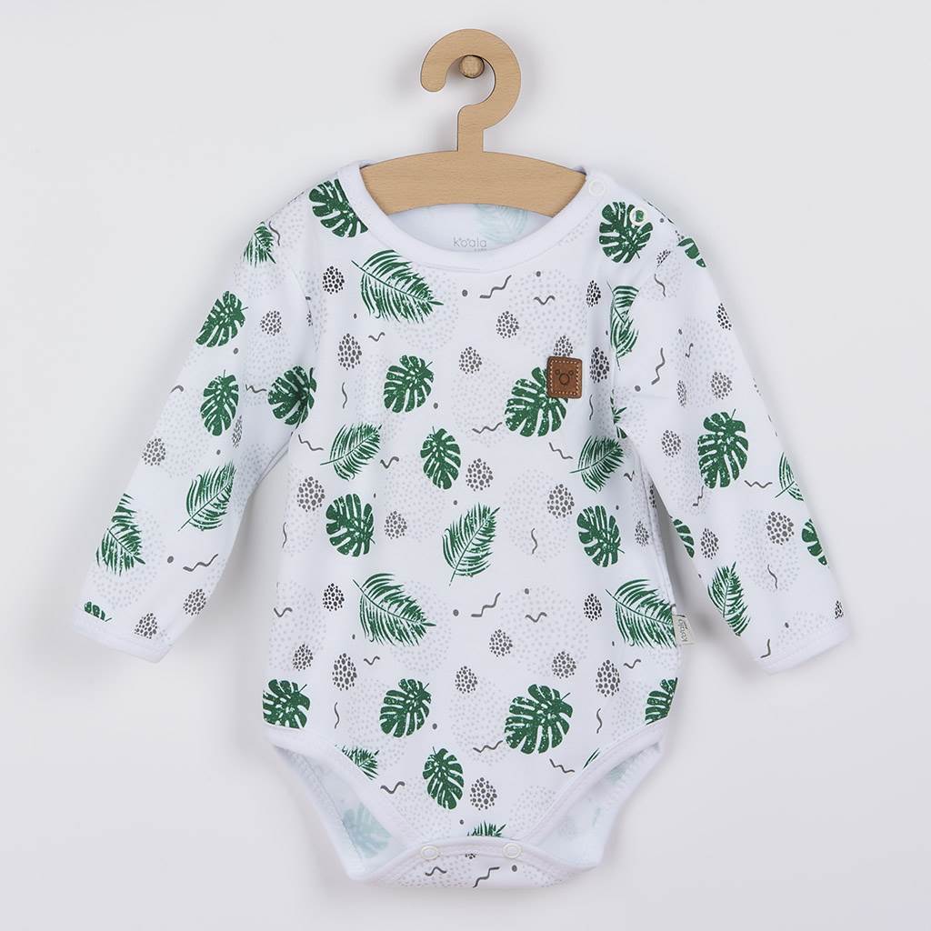 Kojenecké body s dlouhým rukávem Koala Nature, vel. 68 (4-6m)