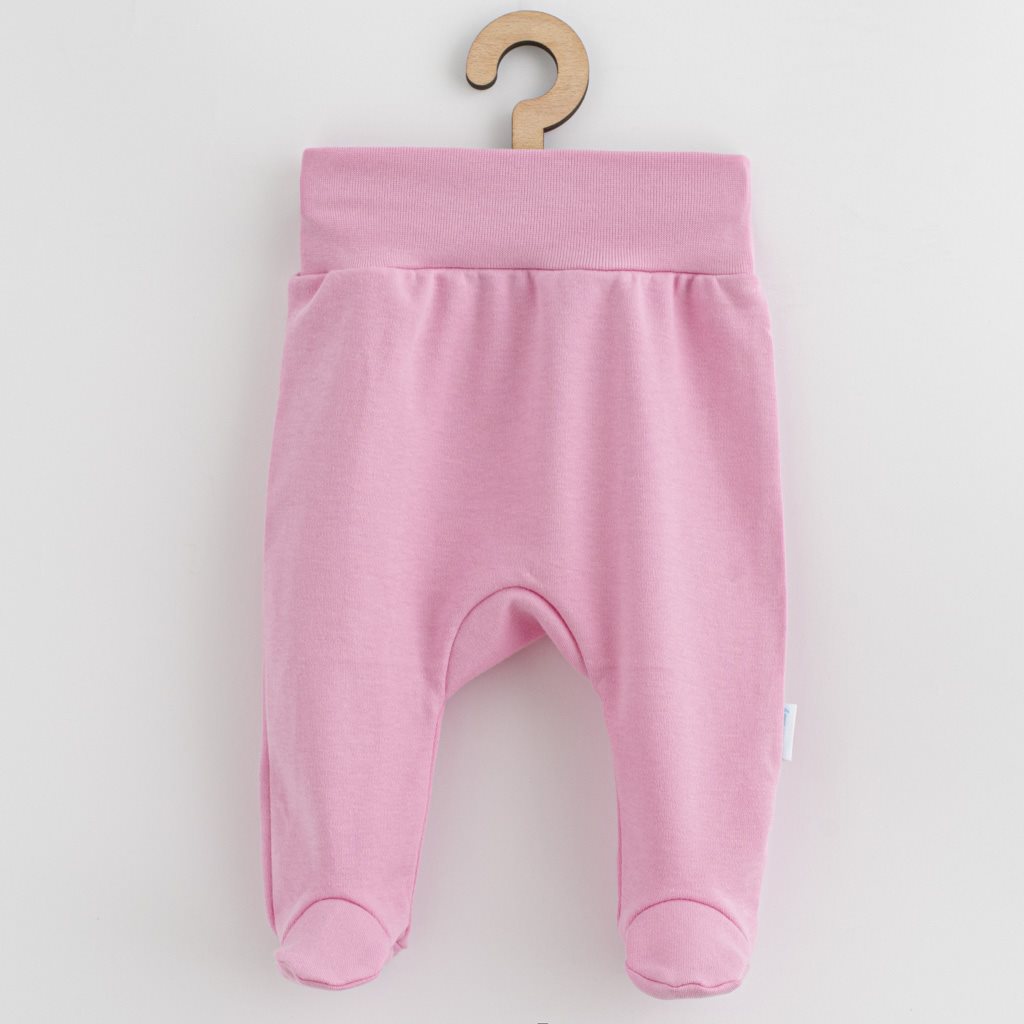 Kojenecké polodupačky New Baby Casually dressed růžová, vel. 56 (0-3m)
