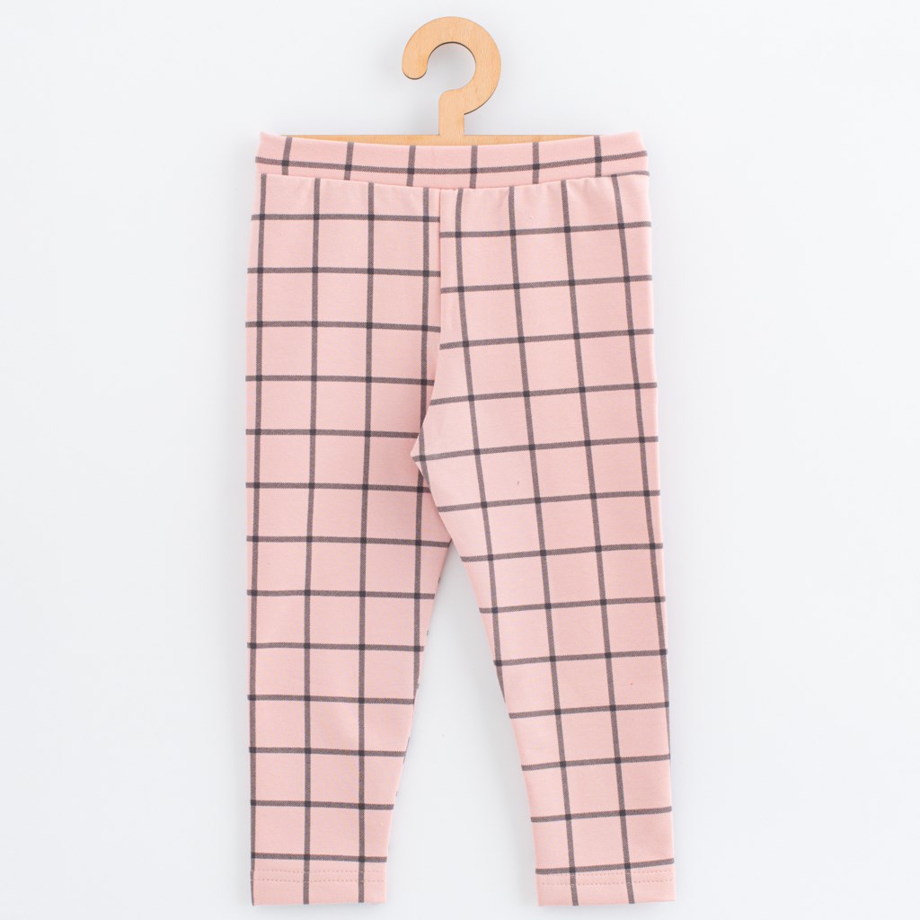 Dětské legíny z teplákoviny New Baby Kindergarten pink, vel. 92/98