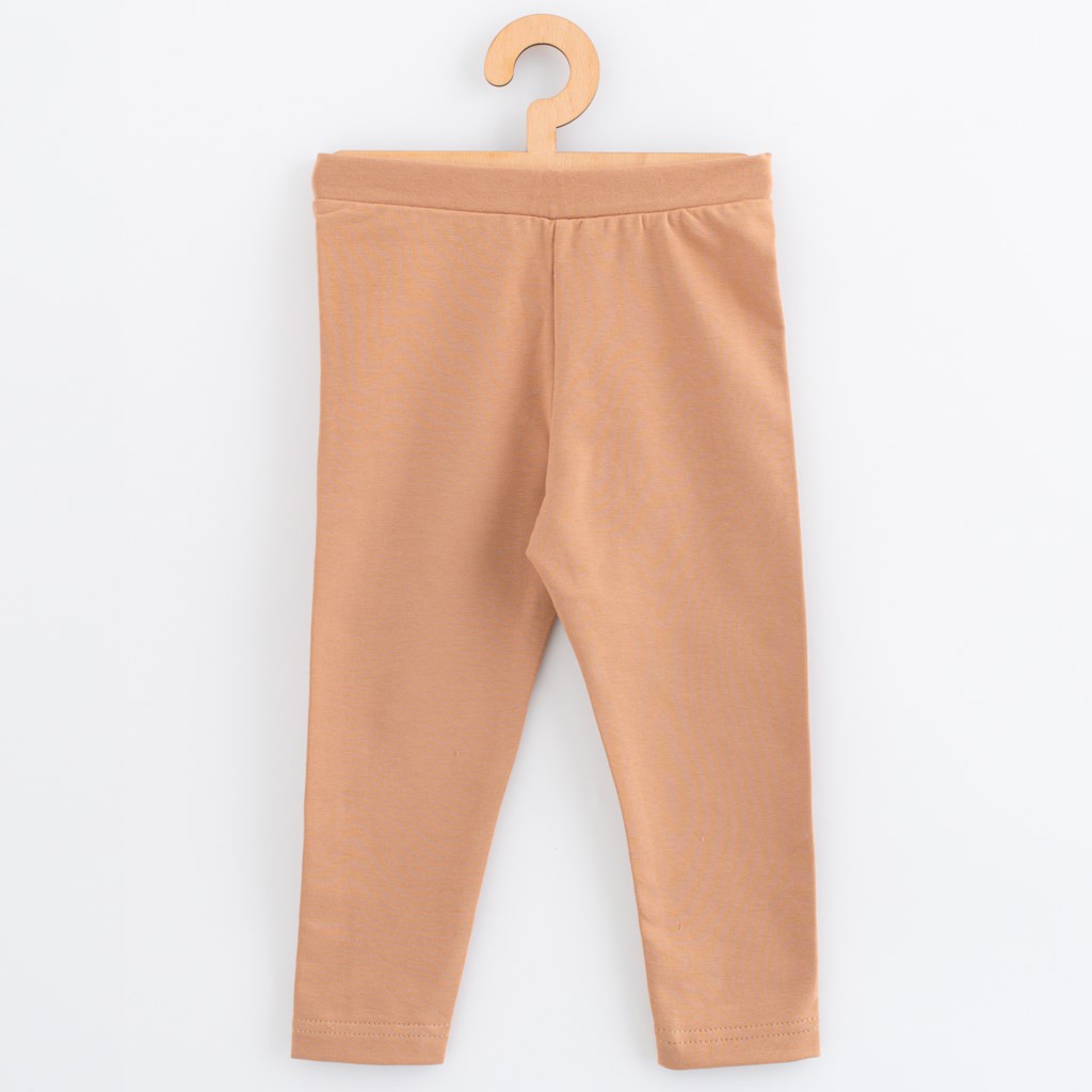 Dětské legíny z teplákoviny New Baby Kindergarten beige, vel. 92/98