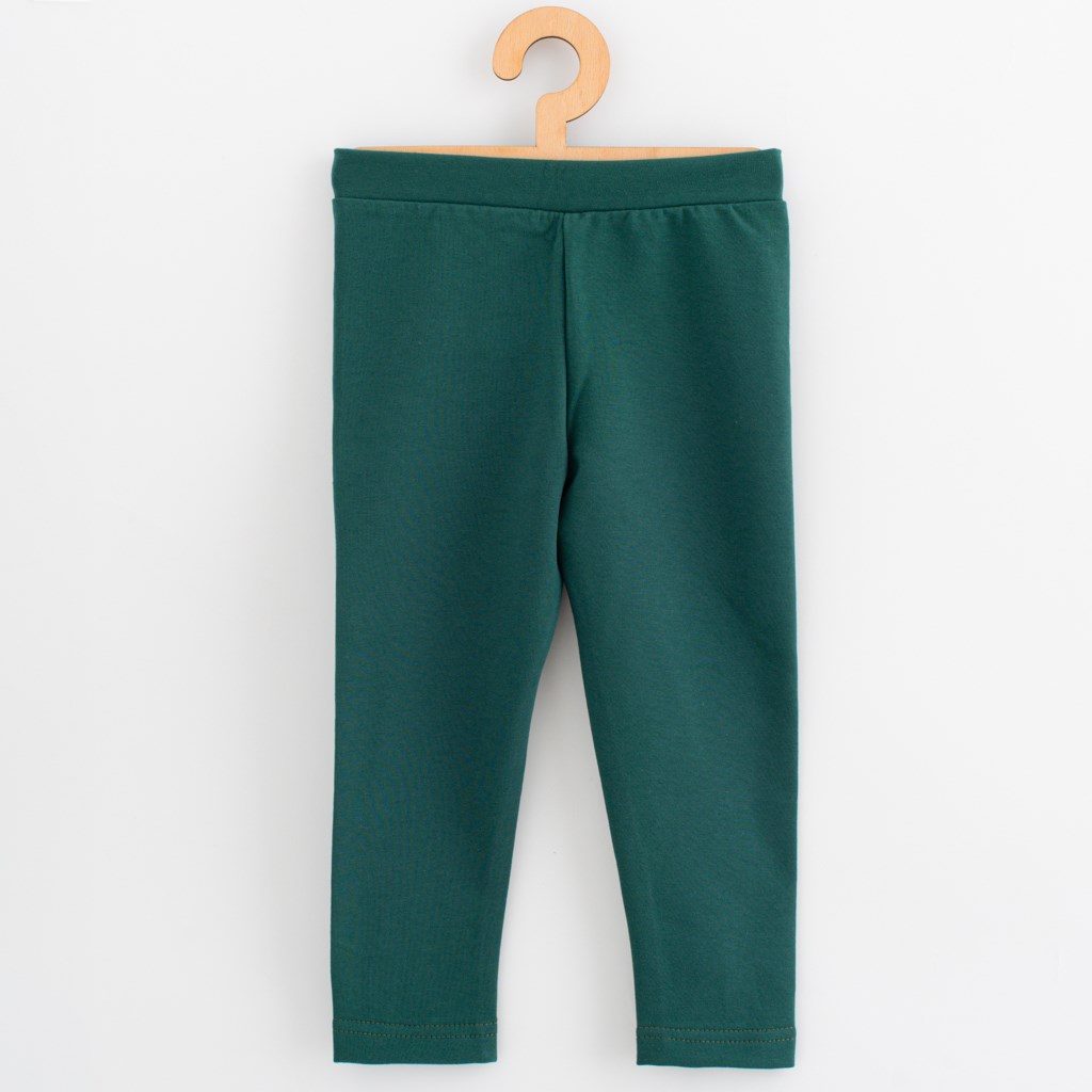 Dětské legíny z teplákoviny New Baby Kindergarten green, vel. 92/98