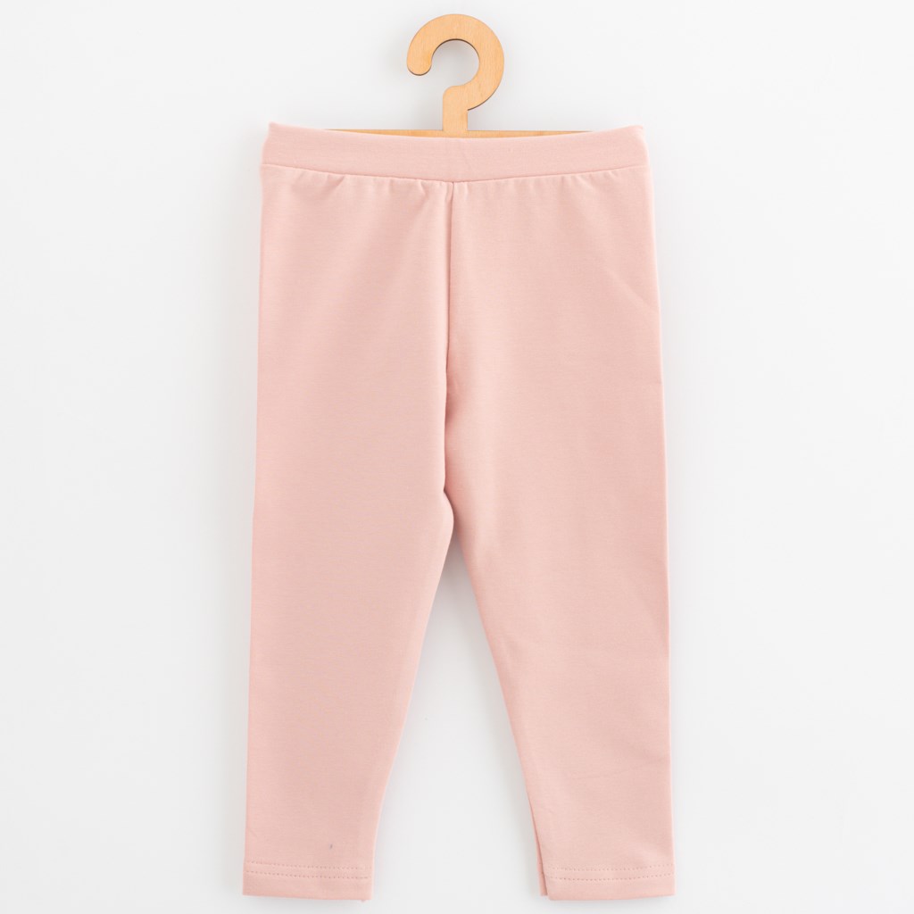 Dětské legíny z teplákoviny New Baby Kindergarten light pink, vel. 92/98